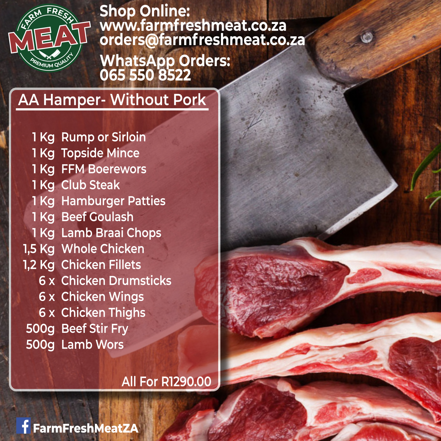 AA Hamper Without Pork Farm Fresh Meat